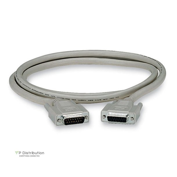 Black Box Db15 Molded Serial Cable M-F