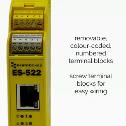 Brainboxes Ethernet Industrial 2xRS232/422/485