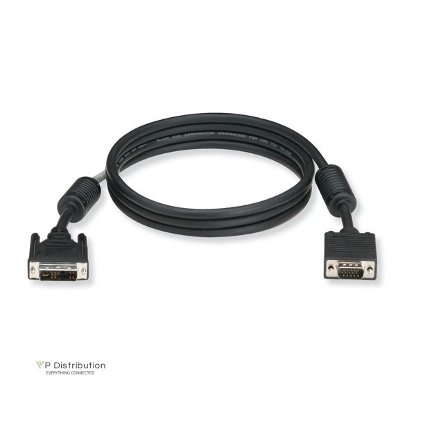 Black Box Dvi-A Male To Hd15 Male Cable 10 Ft