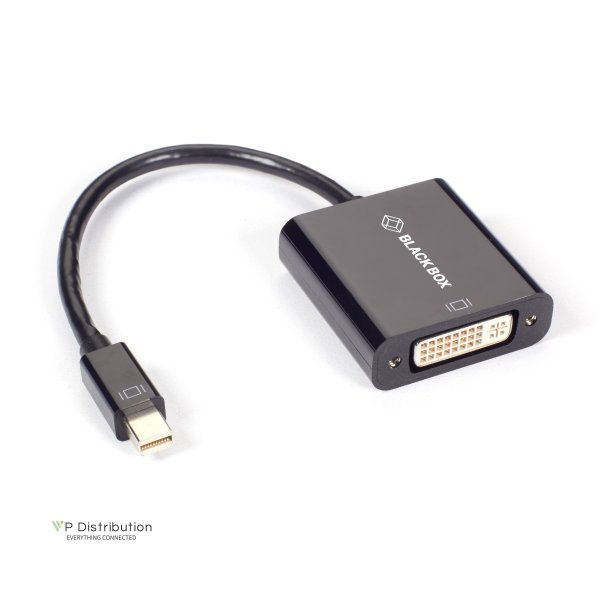 Black Box Mini Displayport To Dvi Passive Adapter, 1080P, M/F