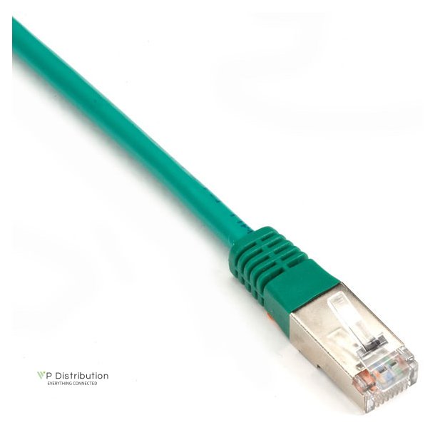 Black Box CAT6 SHLD PATCH CABLE 3FT 26 AWG STRND CM GREEN