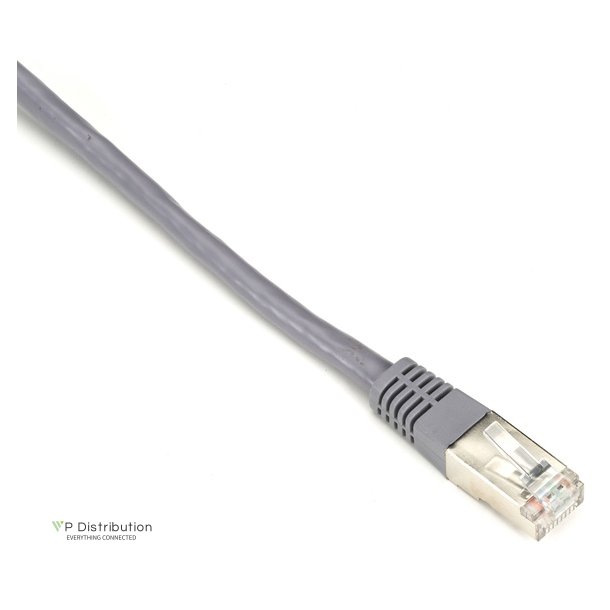 Black Box CAT6 SHLD PATCH CABLE 5FT 26 AWG STRND CM GRAY