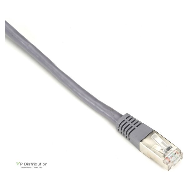 Black Box CAT6 SHLD PATCH CABLE 30FT 26 AWG STRND CM GRAY