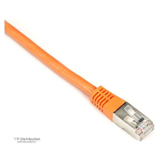 Black Box CAT6 SHLD PATCH CABLE 3FT 26 AWG STRND CM ORANGE