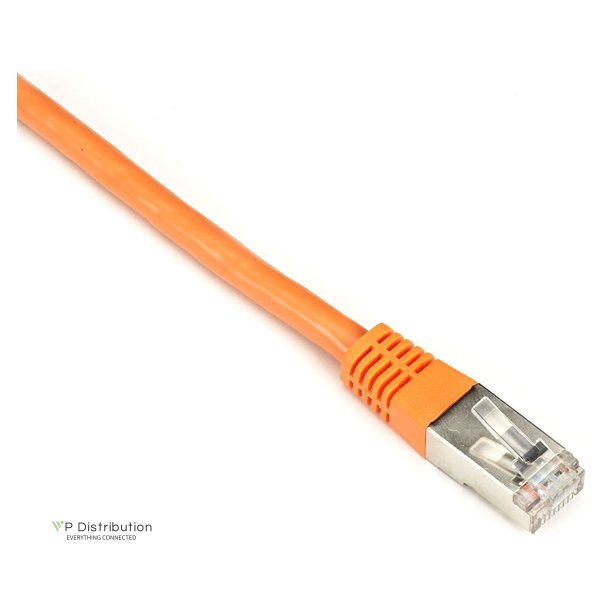 Black Box CAT6 SHLD PATCH CABLE 30FT 26 AWG STRND CM ORANGE