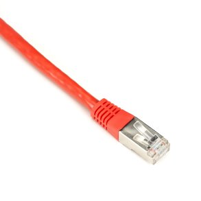 Black Box CAT6 SHLD PATCH CABLE 1FT 26 AWG STRND CM RED
