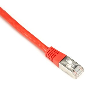 Black Box CAT6 SHLD PATCH CABLE 3FT 26 AWG STRND CM RED