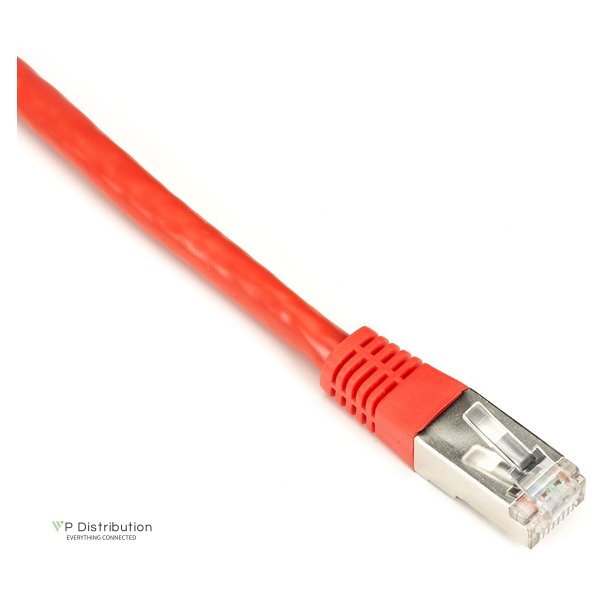 Black Box CAT6 SHLD PATCH CABLE 5FT 26 AWG STRND CM RED