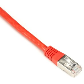 Black Box CAT6 SHLD PATCH CABLE 6FT 26 AWG STRND CM RED