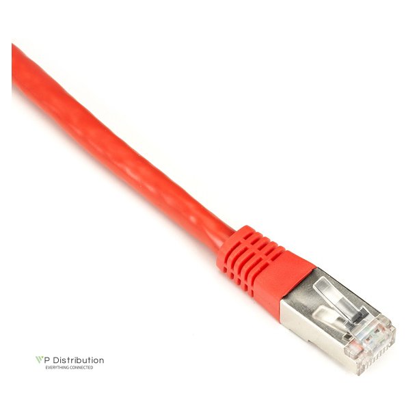 Black Box CAT6 SHLD PATCH CABLE 6FT 26 AWG STRND CM RED