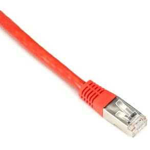 Black Box CAT6 SHLD PATCH CABLE 7FT 26 AWG STRND CM RED