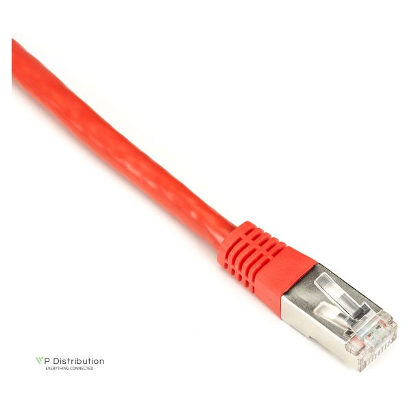 Black Box CAT6 SHLD PATCH CABLE 10FT 26 AWG STRND CM RED