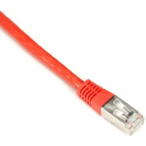 Black Box CAT6 SHLD PATCH CABLE 15FT 26 AWG STRND CM RED