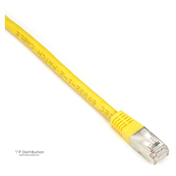 Black Box CAT6 SHLD PATCH CABLE 6FT 26 AWG STRND CM YELLOW