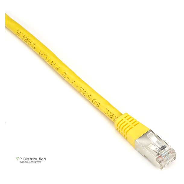 Black Box CAT6 SHLD PATCH CABLE 10FT 26 AWG STRND CM YELLOW