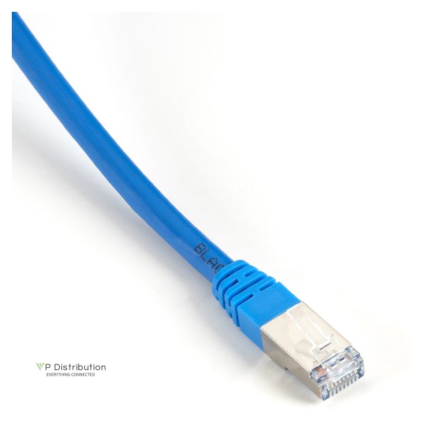 Black Box CAT6 SHLD CBL BLUE 10' 24 AWG, SLD 4PR, CMP