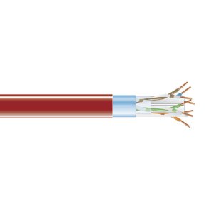 Black Box Cat6 Bulk Cable 400 Mhz, Shld, Pvc-Red