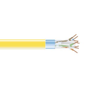 Black Box Cat6 Bulk Cable 400 Mhz, Shld, Plenum-Yellow
