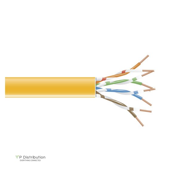 Black Box Gigatrue 550 Cat6 Stranded Bulk 1000Ft Orange