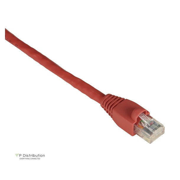 Black Box CAT6 SNAGLESS RED 10FT 550-MHZ PATCH CABLE