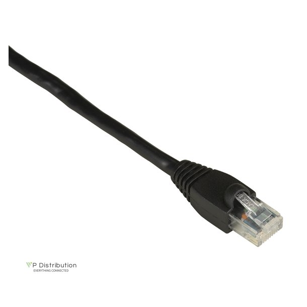 Black Box CAT6 SNAGLESS BLACK 3FT 550-MHZ PATCH CABLE