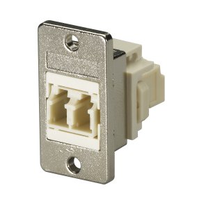 Black Box Panel Mount Bezel Keystone Opening - Silver