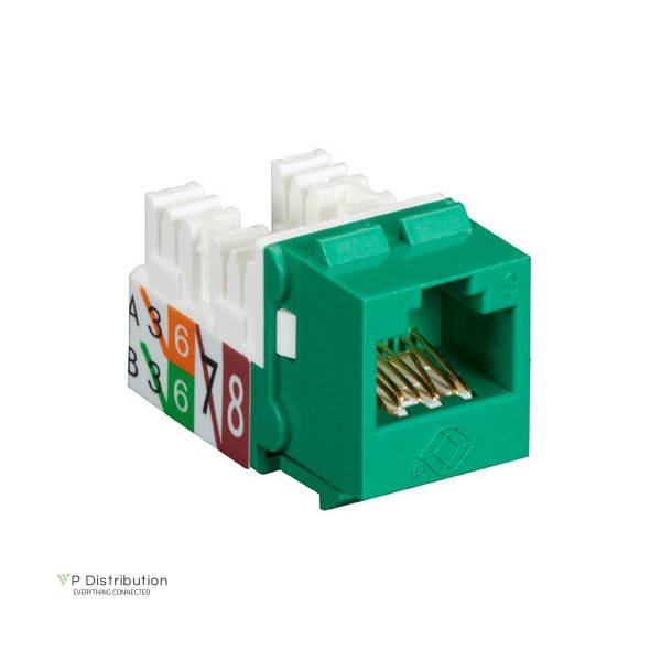 Black Box GIGATRUE2 CAT6 JACK 25 PACK - GREEN