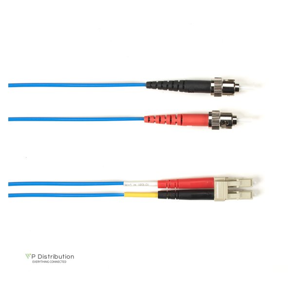 Black Box 10 GIG MM FO PATCH CABLE DUPLX, PLN, BLUE, STLC