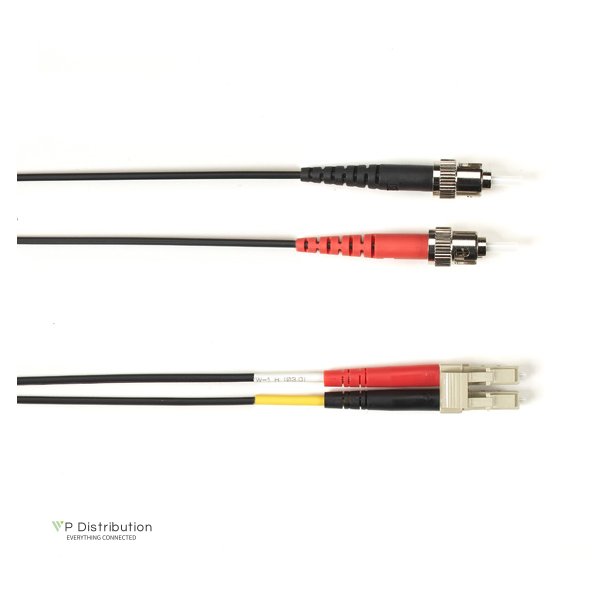 Black Box 10 GIG MM FO PATCH CABLE DUPLX, PLN, BK, STLC