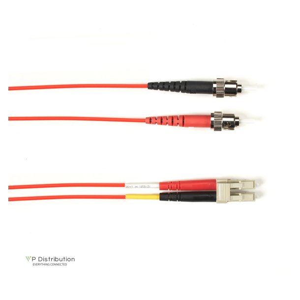 Black Box 10 GIG MM FO PATCH CABLE DUPLX, PLN, RD, STLC