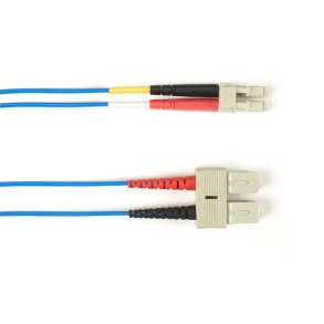 Black Box 50 MM FO PATCH CABLE DUPLX, PLENUM, BLUE, SCLC