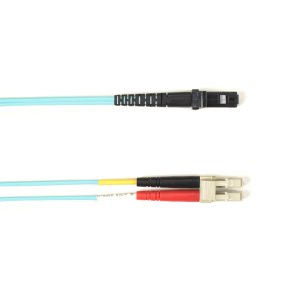 Black Box 50 MM FO PATCH CABLE DUPLX, PLENUM, AQUA, LCMT