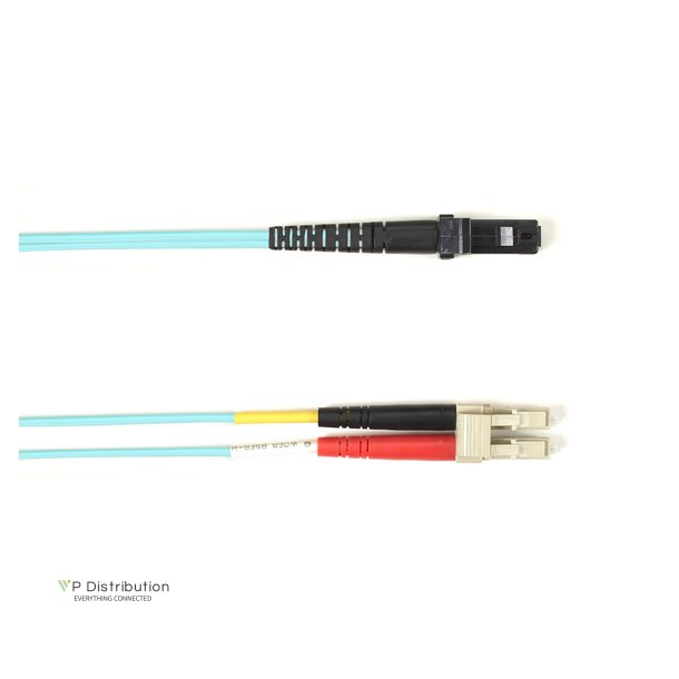 Black Box 50 MM FO PATCH CABLE DUPLX, PLENUM, AQUA, LCMT