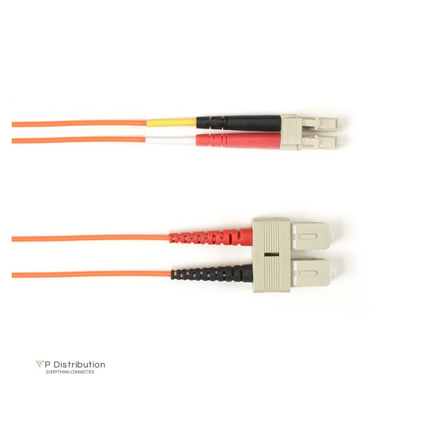 Black Box 50 MM FO PATCH CABLE DUPLX, PLENUM, OR, SCLC