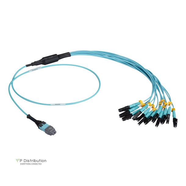 Black Box MTP PRO TO X12 LC OM3 HARNESS CABLE 12 STR, OFNP, 2M