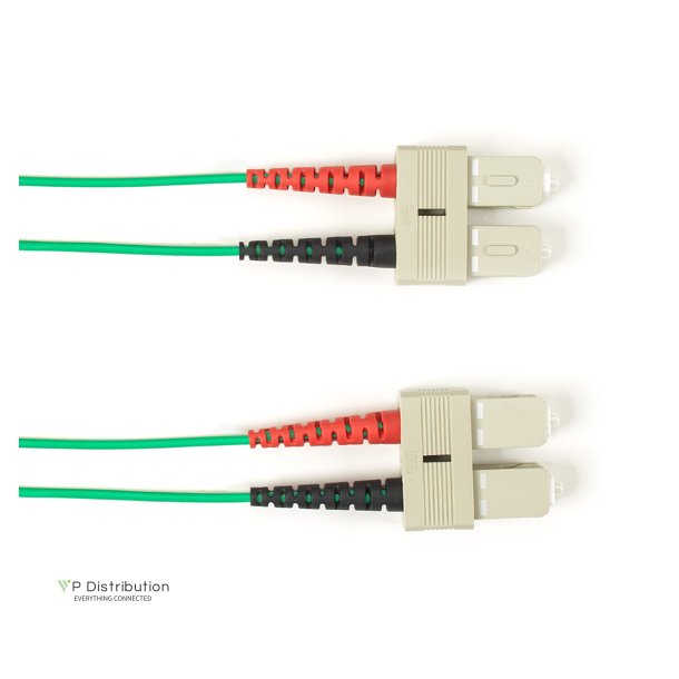 Black Box SM FO PATCH CABLE DUPLX, LSZH, GN, SCSC