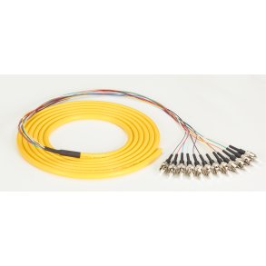 Black Box FO PIGTAIL, 12 STRAND, ST SM , YELLOW, 3M