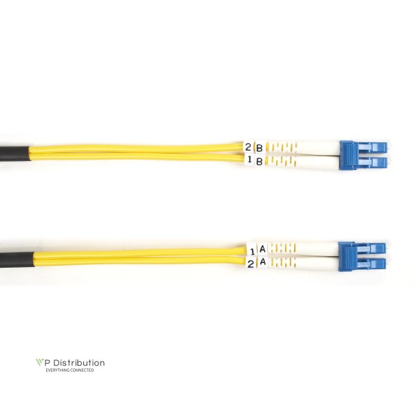 Black Box FIBER PATCH CABLE 2M SM 9 MICRON LC TO LC