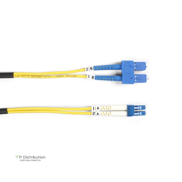 Black Box FIBER PATCH CABLE 2M SM 9 MICRON SC TO LC