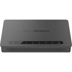 Grandstream Wired Router, 6x GbE WAN/LAN, 2.2Gbps NAT routing, 60K NAT sessions, VPN (530Mbps), DPI, SDN, cloud provisioning, integrated GWN local master, USB (cellular failover)