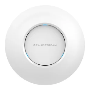 Grandstream Indoor Wi-Fi Access Point, 22:2 2.4G, 44:4 5G, 2x GbE, PoE, up to 175m coverage, up to 200 wireless clients, 2.03Gbps aggregate wireless throughput, 30 AP local controller