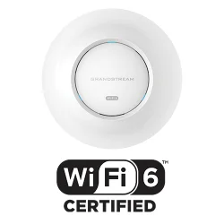 Grandstream Indoor Wi-Fi 6 AX5400 Access Point, 22:2 2.4G, 44:4 5G,1x GbE, 1x 2,5G, PoE, up to 175m coverage, up to 256 wireless clients