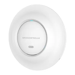 Grandstream Indoor Wi-Fi 6 Access Point, 4x4:4 2.4/5G, 1x GbE, 1x 2,5G, PoE, up to 175m coverage, up to 750 wireless clients, 3.55Gbps aggregate wireless throughput, 50 AP local controller