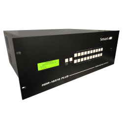 SmartAVI HDMI, 16-Port, 16x16 Matrix Switch with RS-232, IR and TCP/IP Control. Includes: [HDR-16X16-PLUS-V3, CCPWR06]