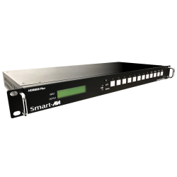 SmartAVI HDMI,8-Port,  4K 8x8 Matrix Switch with IR Remote. Includes: [HDR-8X8-Plus, SRC-2A, PS5VD4A]