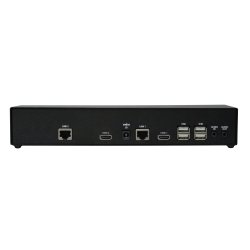 SmartAVIHDMI 4K, Dual-Head, KVM Extender with USB 2.0 Transmitter and Receiver Units. Includes: [HDX-XT-TX, HDX-XT-RX, 2 X (PS12VD3A-wllmt)]