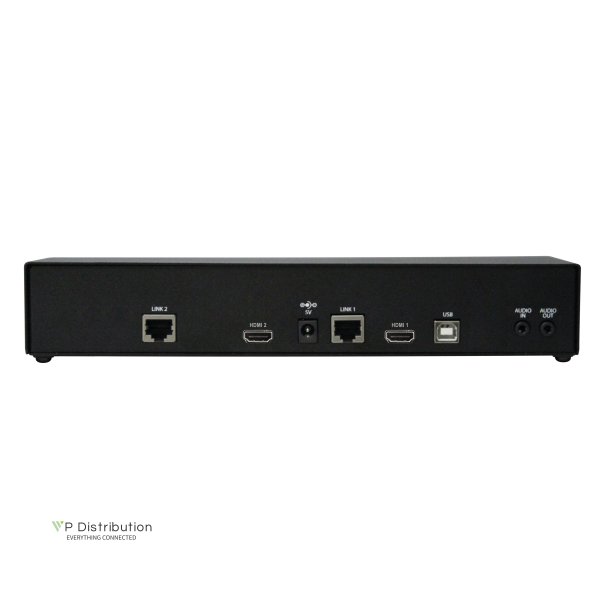 SmartAVIHDMI 4K, Quad-Head, KVM Extender USB 2.0, Audio, Transmitter Units. Includes: [HDX-XT-4P-TX-S, (PS5VD3A-wllmt]