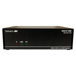 SmartAVIHDMI 4K, Single-Head, KVM Extender with USB 2.0 Transmitter and Receiver Units. Includes: [HDX-XT-TX, HDX-XT-RX, 2 X (PS12VD3A-wllmt)]