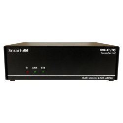 SmartAVIHDMI 4K, Single-Head, KVM Extender with USB 2.0 Transmitter and Receiver Units. Includes: [HDX-XT-TX, HDX-XT-RX, 2 X (PS12VD3A-wllmt)]