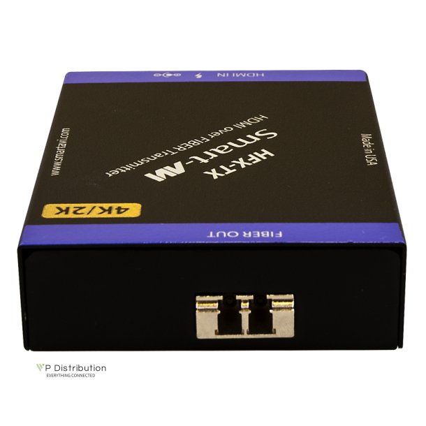 SmartAVI HDMI 2K/4K Multimode Fiber Extender. Includes: [HFX-TX,  (PS5VD3A-wllmt)]